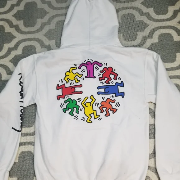 Shirts Keith Haring Dancing People Hoodie Poshmark